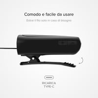 Bluetooth slúchadlá SBS s klipom a zaťahovacím káblom - použité — chýba gumička na slúchadle a nabíjací kábel (stav: viď 2. obrázok) 7