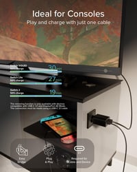 Dokovacia stanica SBS HDMI, 65W USB-C sieťový adaptér s priechodným HDMI, rýchle nabíjanie PD 3.0 PPS, pre Switch, Steam Deck, ROG, tablet, notebook 7