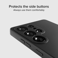 Puzdro SBS Instinct pre Samsung Galaxy S25 Ultra – čierne, TPU, soft-touch povrch, vnútro z mikrovlákna, ochrana fotoaparátu a tlačidiel, podpora bezdrôtového nabíjania 4