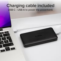 Prenosná nabíjačka SBS PowerBank 10K Slim 10000mAh s rýchlym nabíjaním, Intelligent Charge (IC), konektormi USB-C a 2x USB-A, čierna 5