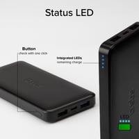Prenosná nabíjačka SBS PowerBank 10K Slim 10000mAh s rýchlym nabíjaním, Intelligent Charge (IC), konektormi USB-C a 2x USB-A, čierna 4