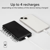 Prenosná nabíjačka SBS PowerBank 10K Slim 10000mAh s rýchlym nabíjaním, Intelligent Charge (IC), konektormi USB-C a 2x USB-A, čierna 8