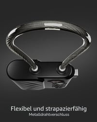 Zámok na kufor SBS Track My Lock TSA so zabudovaným lokátorom Find My, 3-miestny kód, 60 dB alarm, USB-C nabíjanie, pre kufre a tašky, čierny 8