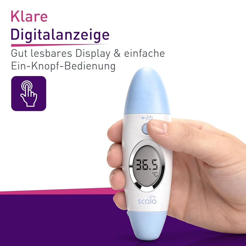 Termometru cu infraroșu pentru ureche și frunte Scala SC 53 FH
