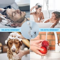 Scalnuvyyh kézi zuhanyfej csaphoz, tartóval, fodrász és fürdőszoba használatra 7