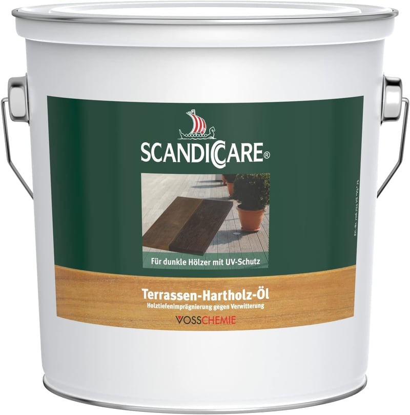 Scandiccare Teraszolaj 3L Lenmag Olaj Keményfa Védelemhez