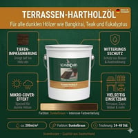 Scandiccare Teraszolaj 3L Lenmag Olaj Keményfa Védelemhez 4