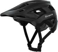 Cască de ciclism MTB Scavin cu cozoroc detașabil, certificată NTA8776 CE CPSC, compatibilă cu biciclete electrice, închidere magnetică, negru, mărimea M (54-58 cm) 1