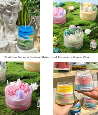 Scentoria Gyertya Homok Rózsaszín 800g DIY Gyertyakészítéshez Kanóccal 6