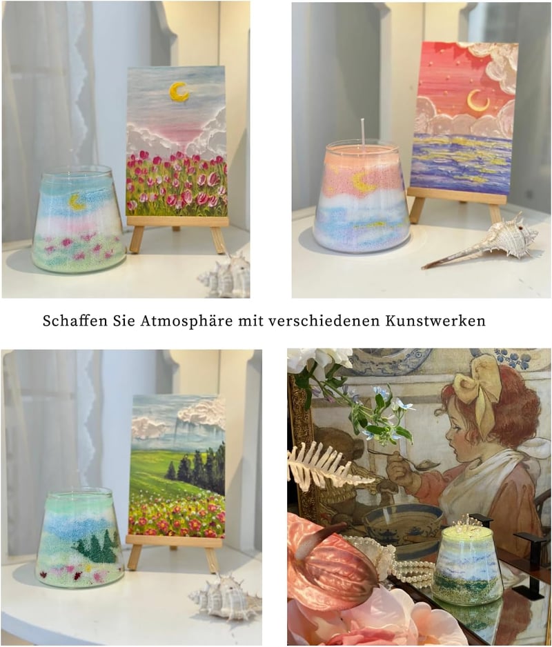 Scentoria Gyertya Homok Rózsaszín 800g DIY Gyertyakészítéshez Kanóccal