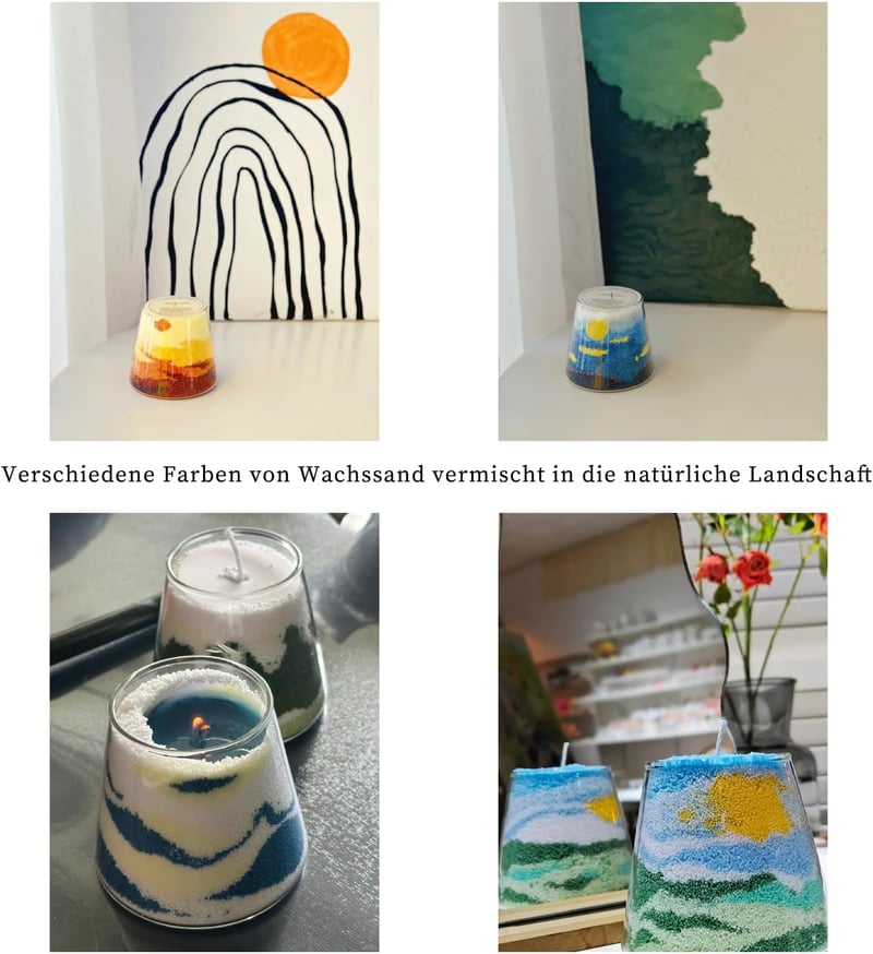Scentoria Gyertya Homok Rózsaszín 800g DIY Gyertyakészítéshez Kanóccal