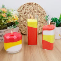 Scentoria Gyertya Készítő Szett 17 Kanóccal, 15 Szín, 450g Paraffinviasz - 15 colours 450 g candle sand with wick 4