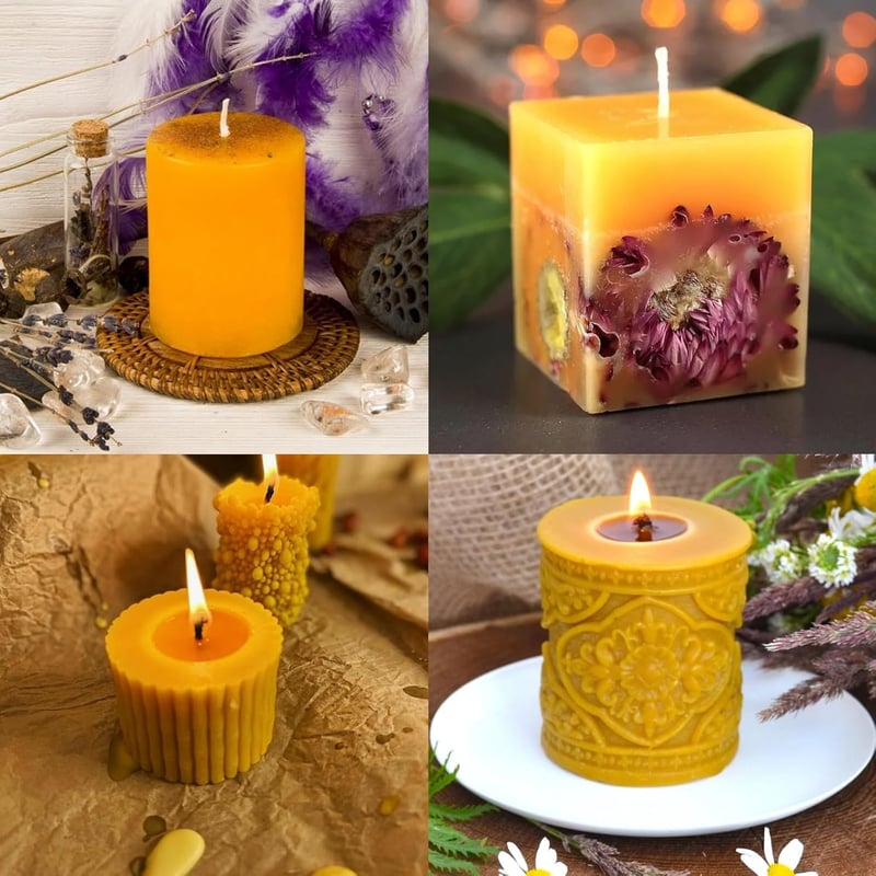 Ceară de albine Scentoria 800g organică pentru lumânări și cosmetică