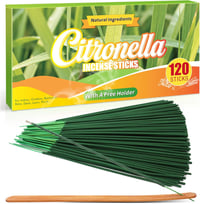 Scentorini Füstölő Pálcika Szett 120db - Citronella, Levendula, Vanília, Amber Musk 1