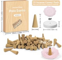 Scentorini Palo Santo füstölőkúp tartóval - 120 db 8