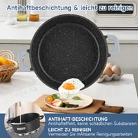 Indukčný hrniec Scheffler s pokrievkou, 32 cm / 11 l, nepriľnavý povrch, hliníkový kastról, na všetky typy sporákov 3