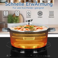 Indukčný hrniec Scheffler s pokrievkou, 32 cm / 11 l, nepriľnavý povrch, hliníkový kastról, na všetky typy sporákov 2
