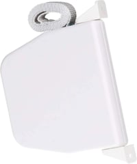 Schellenberg 50503 Dispozitiv de rulare pentru șnur de jaluzele, montaj aplicat, 14 mm x 5 m, sistem Mini, pivotant la 180°, alb, dispozitiv de înfășurare cu șuruburi 1