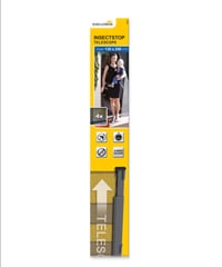 Schellenberg 50654 Sieťka proti hmyzu na balkónové dvere, teleskopická sieťka proti hmyzu, šírka 105-130 cm, výška 250 cm, antracitová 7