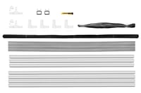 Schellenberg 70044 Prémium sieťka proti hmyzu na okno s hliníkovým rámom, 120x240 cm, biela — Sieťka je natrhnutá (stav: pozri 2. obrázok) 8