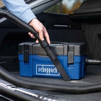 Aspirator industrial 3in1 Scheppach HD2P 1250W - Debit de aer 120m³/h, rezervor 5L, vacuum 2000Pa, furtun 40/2000mm, cu 3 duze 8