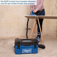 Aspirator industrial 3in1 Scheppach HD2P 1250W - Debit de aer 120m³/h, rezervor 5L, vacuum 2000Pa, furtun 40/2000mm, cu 3 duze 2