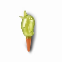 Dispozitiv de udare Scheurich Bördy XXL din plastic cu con din lut, Green Pearl, înălțime 33 cm, capacitate 1,0 l 1