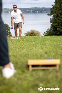 Schildkröt Cornhole FSC MDF fa dobójáték szett – 2 tábla (52x30x14 cm) és 8 homokzsák – kerti és szabadtéri szórakozás 5