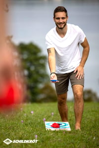 Schildkröt Cornhole FSC MDF fa dobójáték szett – 2 tábla (52x30x14 cm) és 8 homokzsák – kerti és szabadtéri szórakozás 4