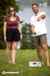 Schildkröt Cornhole FSC MDF fa dobójáték szett – 2 tábla (52x30x14 cm) és 8 homokzsák – kerti és szabadtéri szórakozás 6