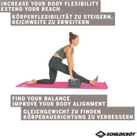 Joga blok z EVA peny Schildkröt na jogu a pilates 4