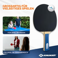 Set Tenis de Masă Schildkröt pentru 2 Jucători - 2 Palete, 3 Mingi, cu Husă, Calitate pentru Hobby 3