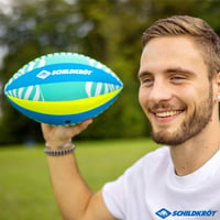 Neoprénová lopta na americký futbal Schildkröt, veľkosť 6, 26,5 x 15 cm, rôzne farby, protišmykový textilný povrch, odolná voči slanej vode, na pláž a do záhrady 6