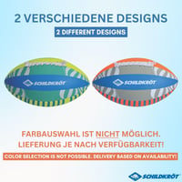 Neoprénová lopta na americký futbal Schildkröt, veľkosť 6, 26,5 x 15 cm, rôzne farby, protišmykový textilný povrch, odolná voči slanej vode, na pláž a do záhrady 2