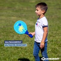 Set de Beachball din neopren Schildkröt - 2 palete, 2 mingi, husă din plasă, material neopren flexibil, elasticitate ridicată, joc de plajă și grădină pentru întreaga familie 5