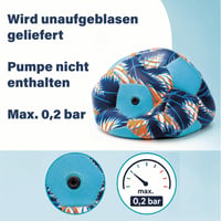 Minge de plajă mini din neopren Schildkröt, mărimea 2, Ø15 cm, rezistentă la apă sărată, suprafață textilă antiderapantă, pentru copii 6