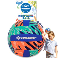 Schildkröt neoprénová mini plážová volejbalová lopta veľkosť 2, priemer 15 cm, odolná voči slanej vode, protišmykový mäkký povrch pre deti a rodinu 1
