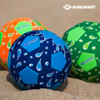 Neoprénová plážová lopta Schildkröt, veľkosť 5, Ø 21 cm, protišmykový textilný povrch, odolná voči slanej vode, na pláž aj do záhrady, rôzne farby, 970278 6