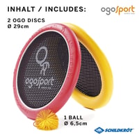 Sada Schildkröt Ogo Sport – 2 ks Ogo Soft Disc (priemer 29 cm) a 1 loptička – Klasická vonkajšia hra na hádzanie 3