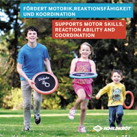 Set Schildkröt Ogo Sport – 2 discuri moi (Ø 29 cm) și 1 minge, set clasic de joc de aruncare în aer liber 5