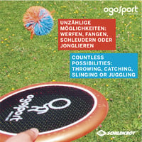 Set Schildkröt Ogo Sport – 2 discuri moi (Ø 29 cm) și 1 minge, set clasic de joc de aruncare în aer liber 7