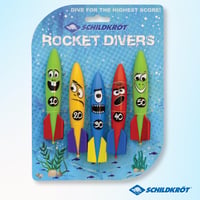 Sada potápačských rakiet Schildkröt Rocket Divers, 5 ks vodných rakiet pre deti do bazéna alebo vane, od 5 rokov 6