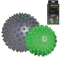 Set 2 Mingi de Masaj Schildkröt Spikey - Minge cu Țepi Dură și Moale pentru Gât, Spate, Picioare - Masaj Fascial și Puncte Trigger 1