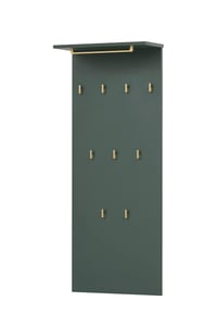 Závesný panel Schildmeyer Kent 151442, lesná zelená/zlatá, 50 x 20,9 x 110,6 cm 3
