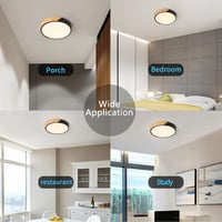 Schindora 24W LED mennyezeti lámpa 30cm meleg fehér 3000K nappali hálóhoz 3