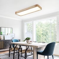 Schindora LED mennyezeti lámpa fa 100x30cm dimmelhető távirányítóval 6