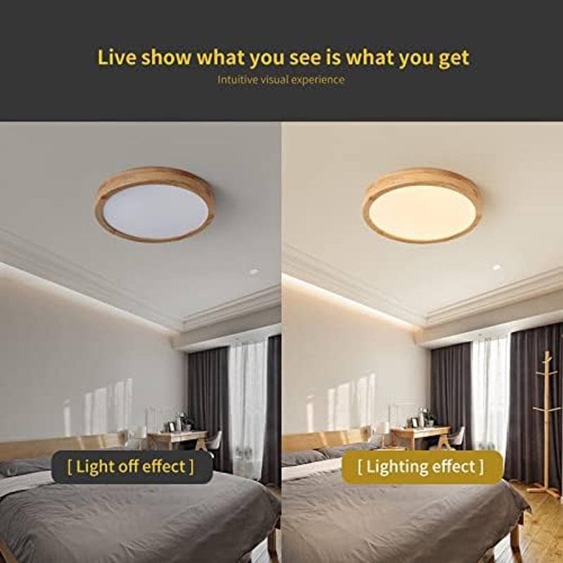 Schindora LED Mennyezeti Lámpa Kerek 40cm Meleg Fehér 28W