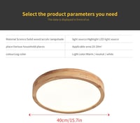 Schindora LED Mennyezeti Lámpa Kerek 40cm Meleg Fehér 28W 6