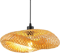Schindora Retro Fonott Függőlámpa 40cm E27 Étkezőasztal Nappali Lámpa 1