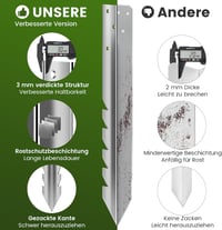 SCHINTILLO Talajhorgony Hintához 4db Galvanizált Acél 3mm 3